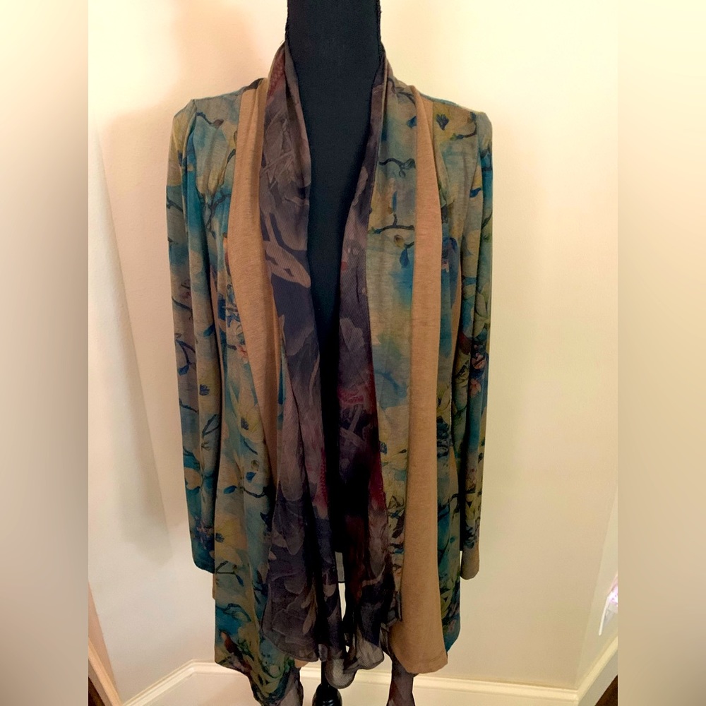 Waterfall layered jacket